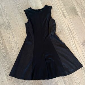 Vince Camuto Black Sleeveless Mini Dress